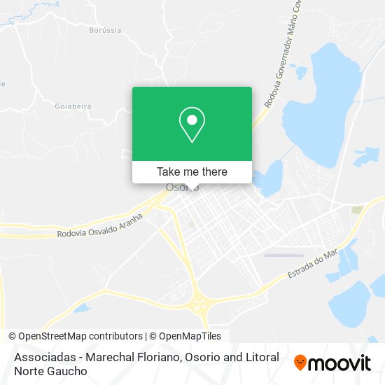Associadas - Marechal Floriano map