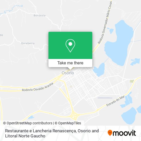 Mapa Restaurante e Lancheria Renascença