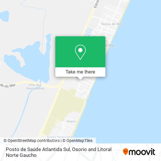 Posto de Saúde Atlantida Sul map