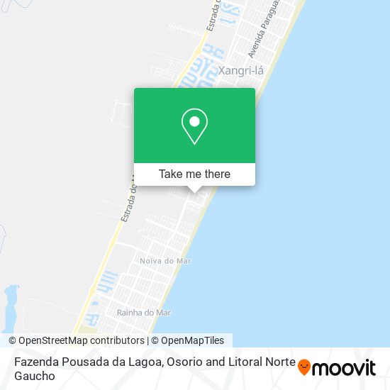 Fazenda Pousada da Lagoa map