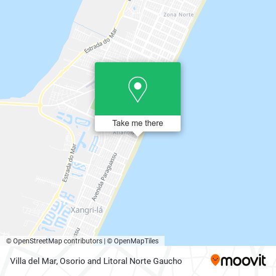 Villa del Mar map