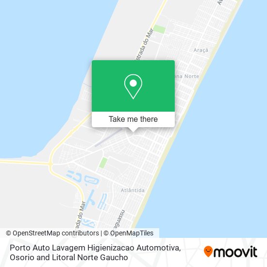 Mapa Porto Auto Lavagem Higienizacao Automotiva