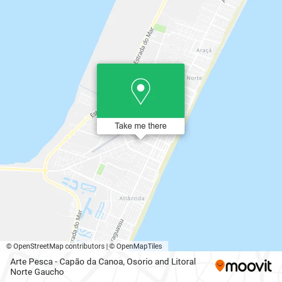 Arte Pesca - Capão da Canoa map