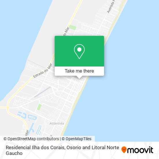 Mapa Residencial Ilha dos Corais