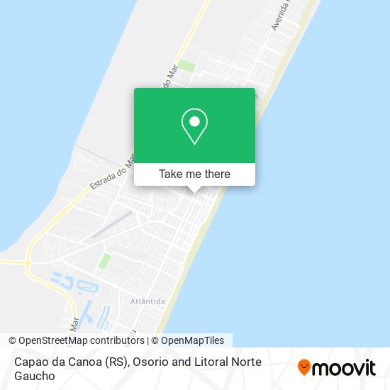 Capao da Canoa (RS) map