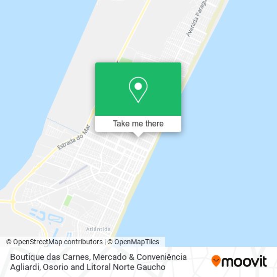 Mapa Boutique das Carnes, Mercado & Conveniência Agliardi