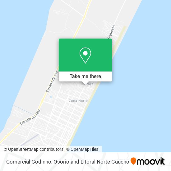 Comercial Godinho map