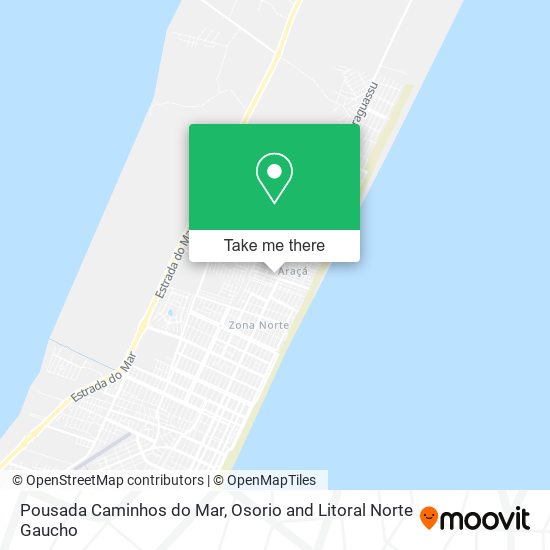 Pousada Caminhos do Mar map