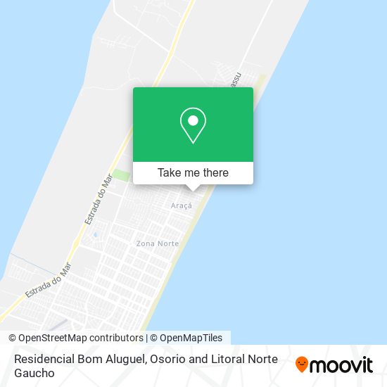 Mapa Residencial Bom Aluguel