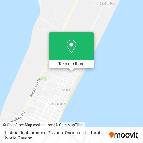 Lisboa Restaurante e Pizzaria map
