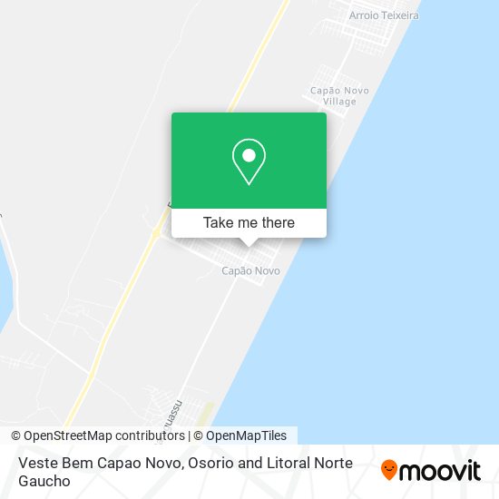Veste Bem Capao Novo map
