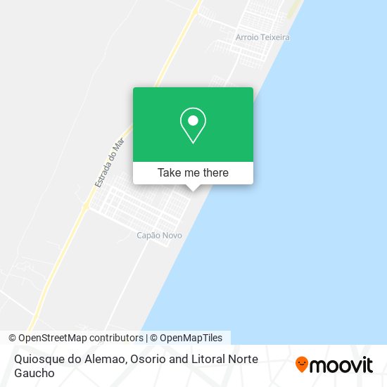Quiosque do Alemao map
