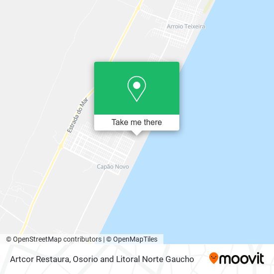 Artcor Restaura map