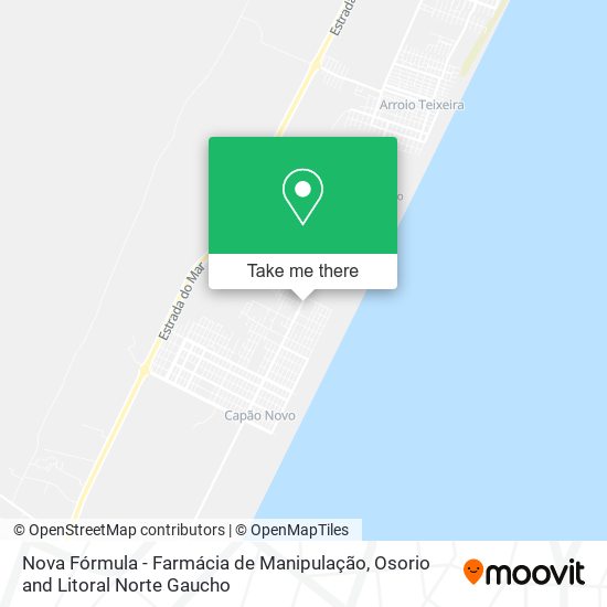 Nova Fórmula - Farmácia de Manipulação map