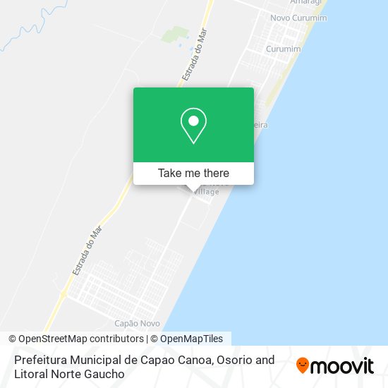 Prefeitura Municipal de Capao Canoa map