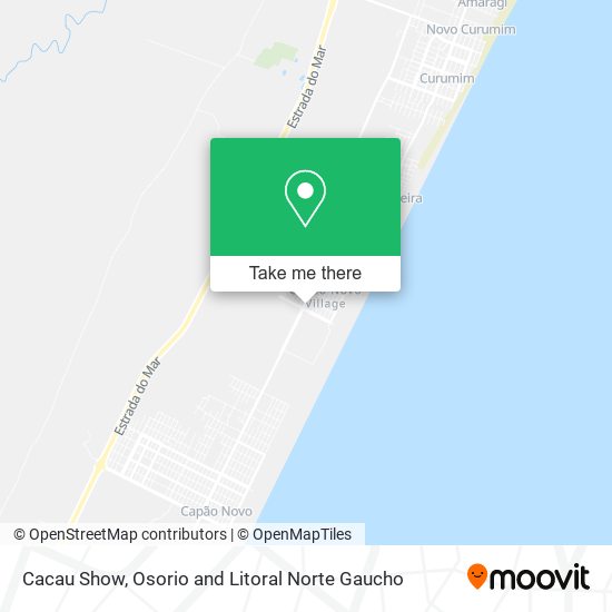 Cacau Show map