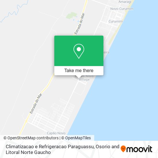 Climatizacao e Refrigeracao Paraguassu map