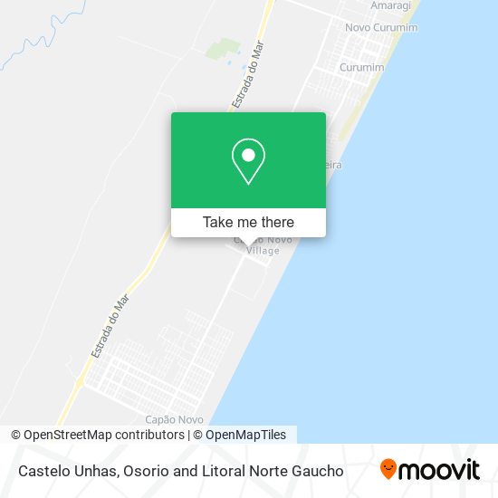 Castelo Unhas map