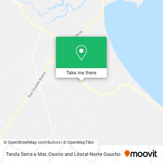 Tenda Serra e Mar map