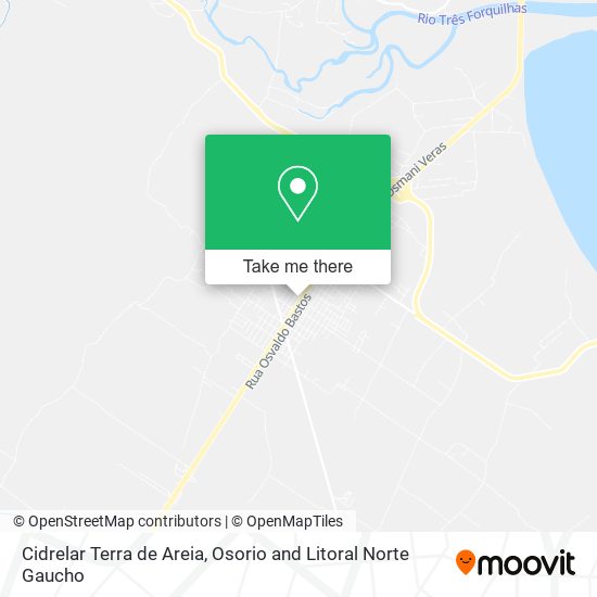 Cidrelar Terra de Areia map