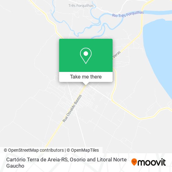 Cartório Terra de Areia-RS map