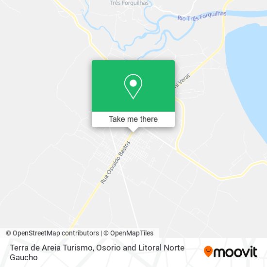 Terra de Areia Turismo map