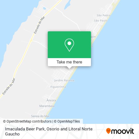 Imaculada Beer Park map