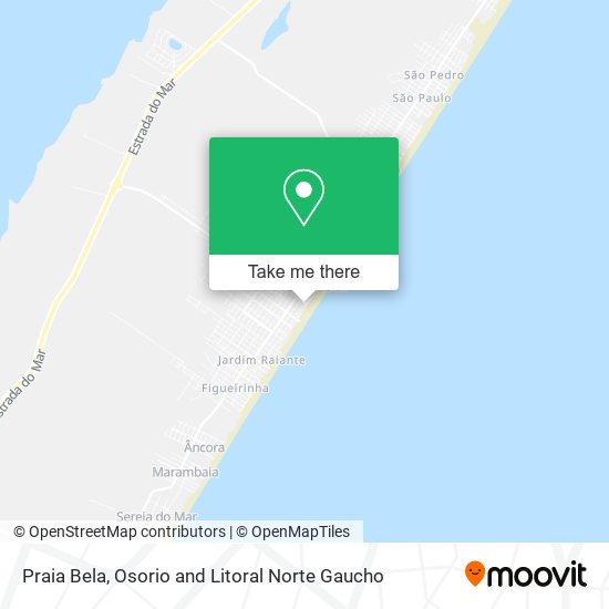 Praia Bela map