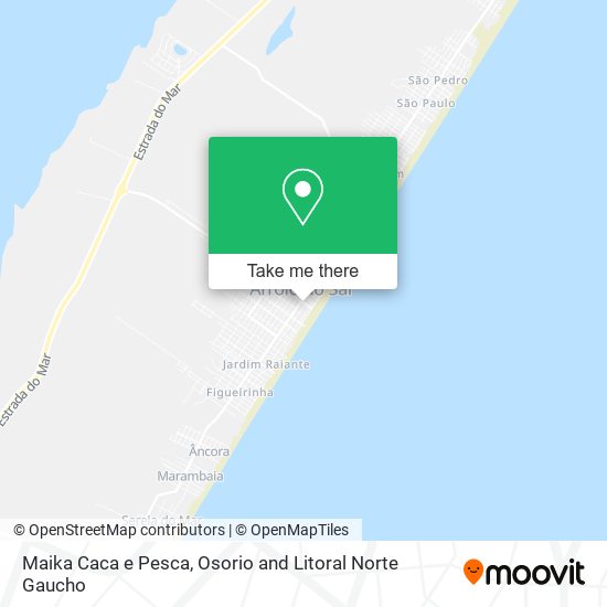 Mapa Maika Caca e Pesca