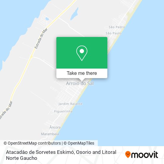 Atacadâo de Sorvetes Eskimó map