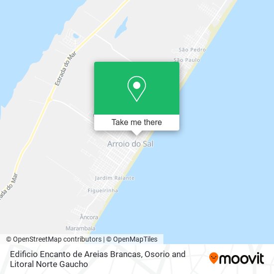 Edificio Encanto de Areias Brancas map