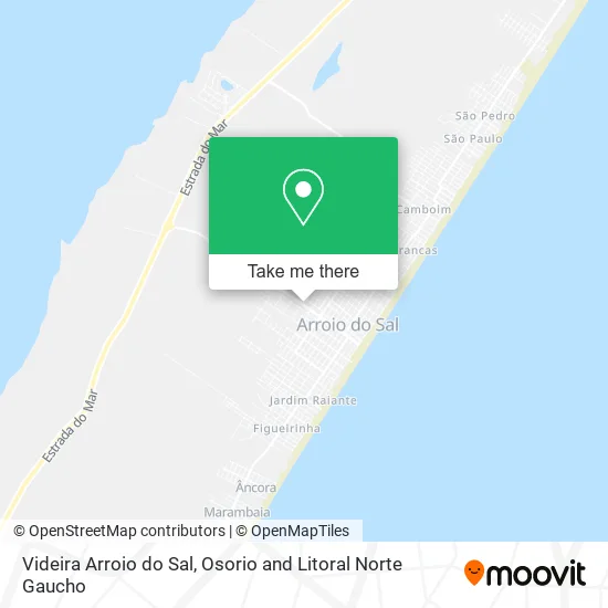 Videira Arroio do Sal map
