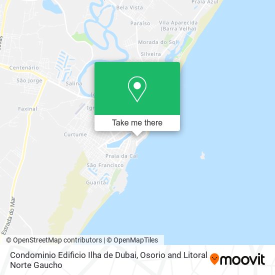 Condominio Edificio Ilha de Dubai map