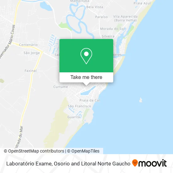Laboratório Exame map