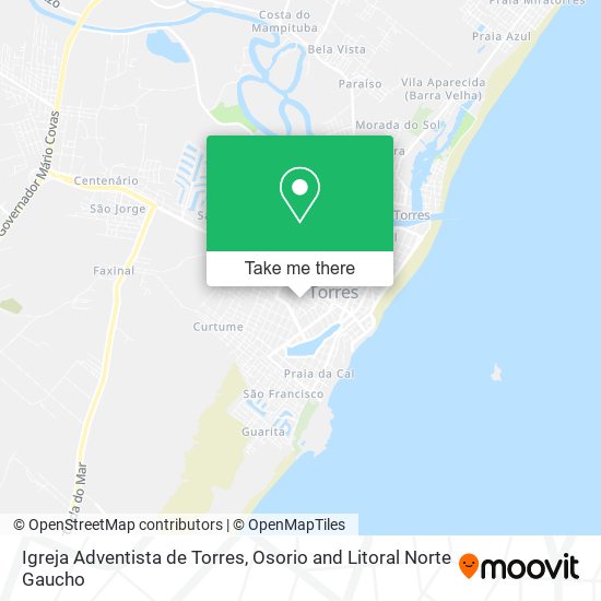 Igreja Adventista de Torres map