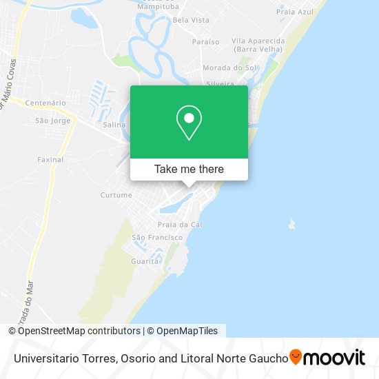Universitario Torres map