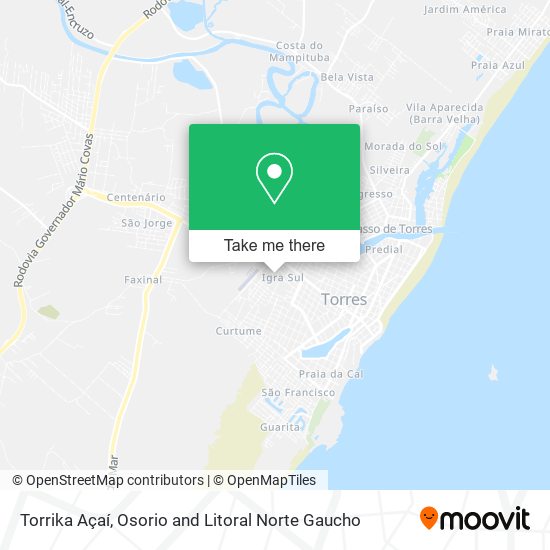Torrika Açaí map
