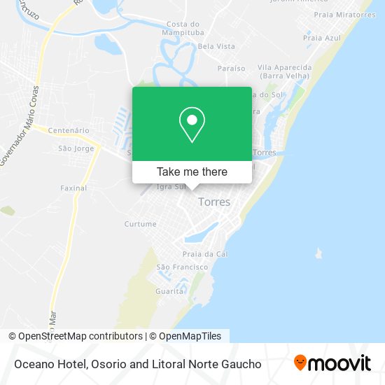 Oceano Hotel map