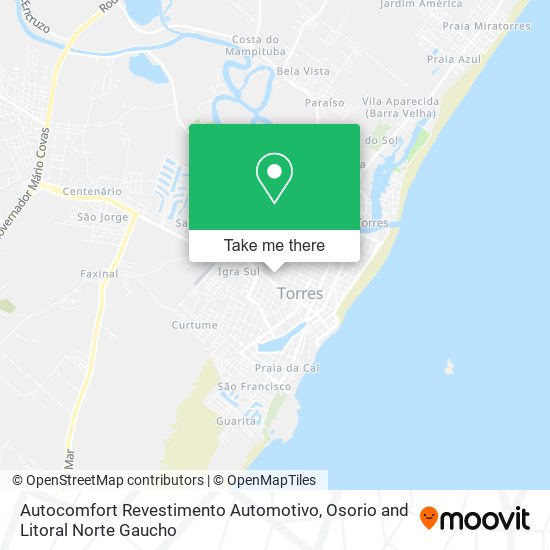Autocomfort Revestimento Automotivo map