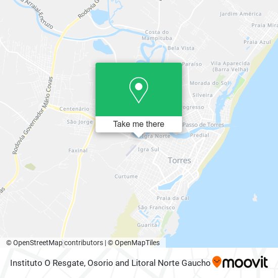 Instituto O Resgate map