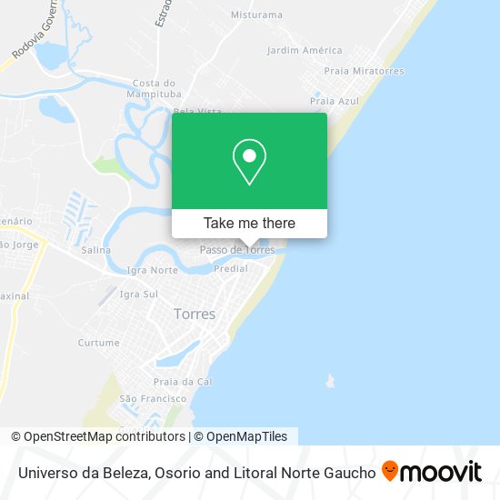 Universo da Beleza map