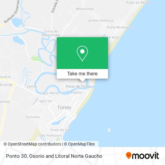 Ponto 30 map