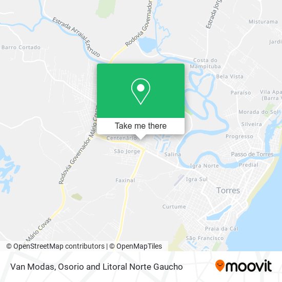 Van Modas map