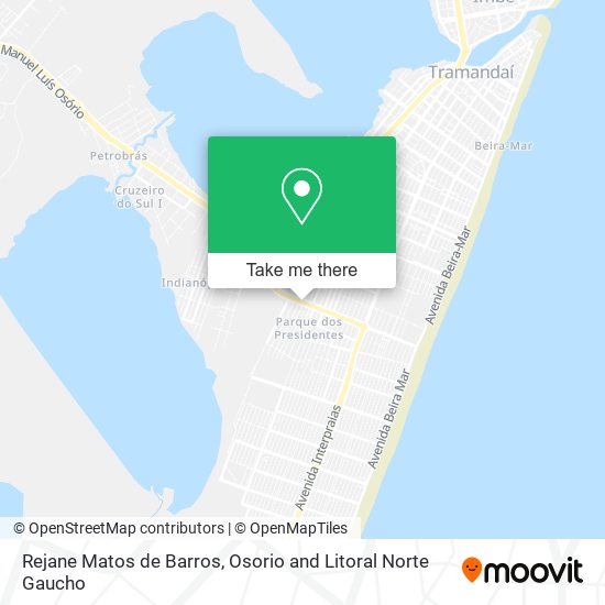 Rejane Matos de Barros map