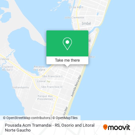Pousada Acm Tramandai - RS map