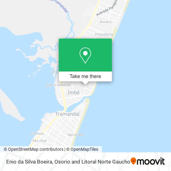 Enio da Silva Boeira map