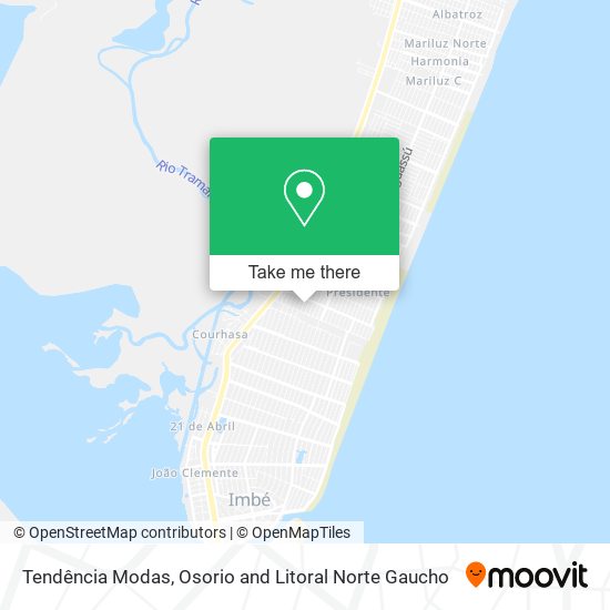 Tendência Modas map