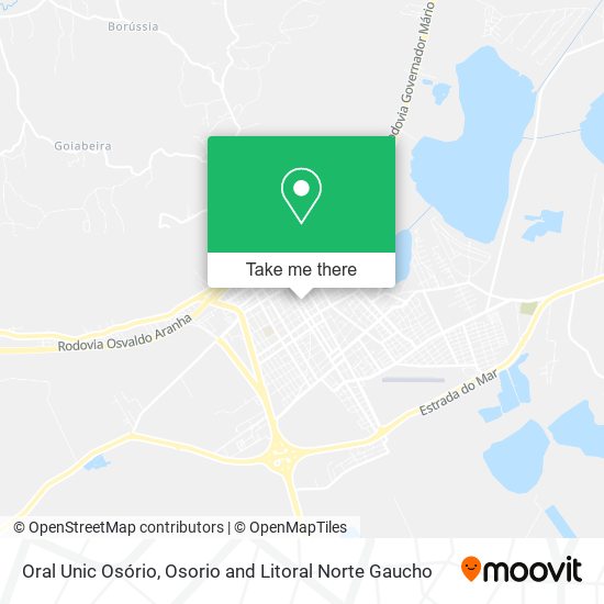 Oral Unic Osório map