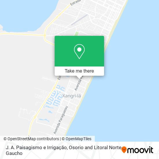 J. A. Paisagismo e Irrigação map
