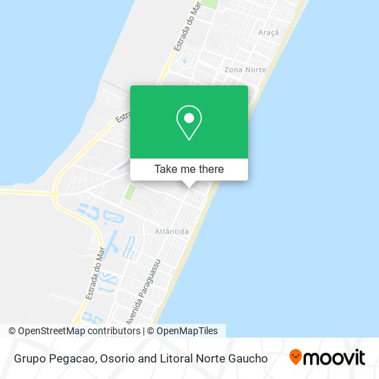 Grupo Pegacao map